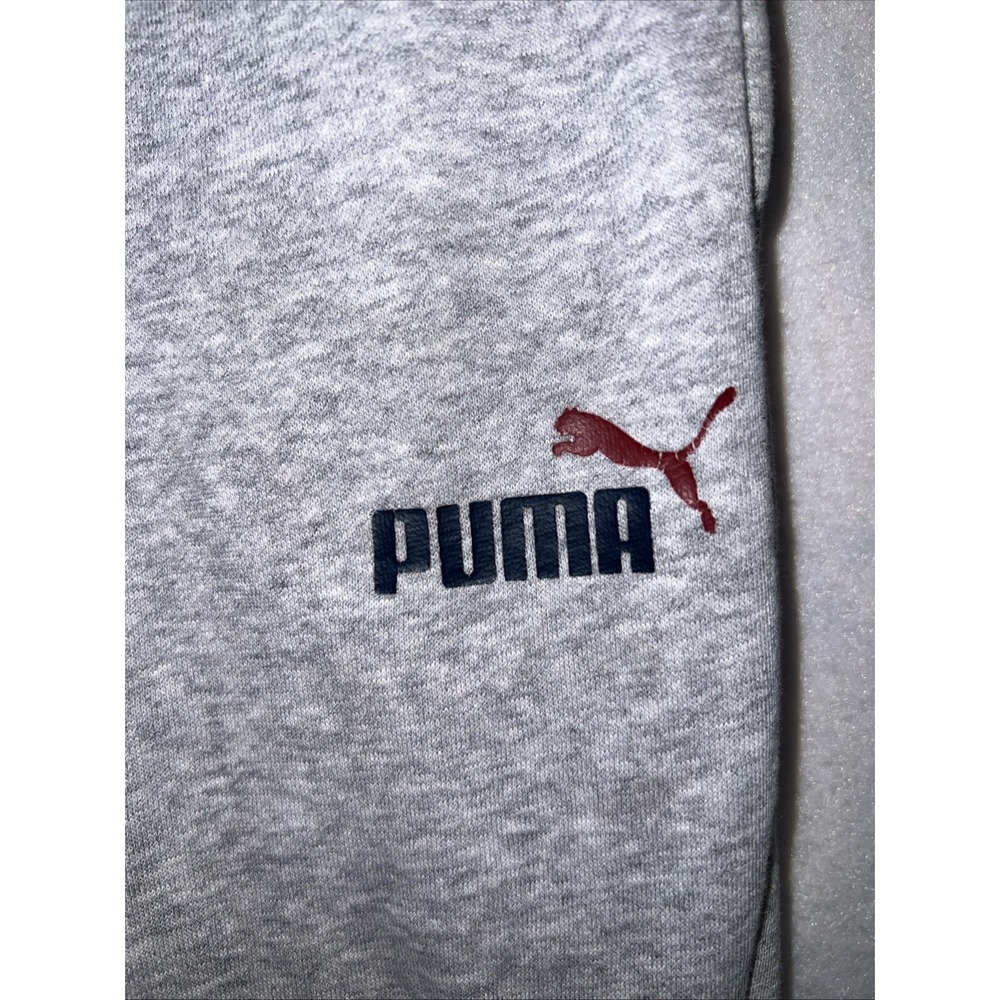 PUMA Boys (Youth) Large 14-16 Gray Jogging‎ Pants sweatpants  Sport - Picture 2 of 4